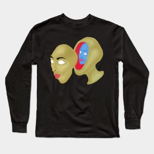 Deep Face Long Sleeve T-Shirt